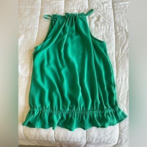 New York and Company, kelly green sleeveless top